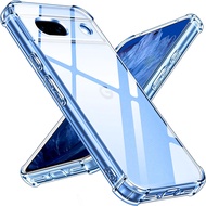 Google Pixel 8a Case - Ultra-Slim Transparent Protective Cover with Advanced Scratch and Smudge Resi