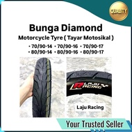 Bunga Diamond Tayar Motor Motorcycle Laju Racing LajuRacing Tyre Tire Moto Motosikal Tubeless KS1139