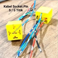 (4pcs) 5-pin 5-wire Relay socket / 5-pin 5-wire socket