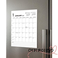 CHIHIRO11Z9D Magnetic Fridge Calendar, 18-Month Minimalist Monthly Wall Planner,  Write-On July.2027