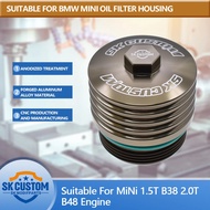 SK CUSTOM aluminium alloy oil filter housing For Mini F54 F55 F56 F57 F60 B36 B37 B38 B46 B47 B48 en