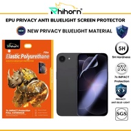 Rhihorn Self-Healing Privacy Blueray Screen Protector for iPhone 17e | 16e