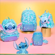 Australia Smiggle Schoolbag Blue Stitch Backpack Student Kindergarten Water Cup Hello Kitty Insulate