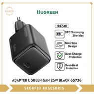 UGREEN GaN 25W USB-C Fast Charging Charger Adapter – Black 65736