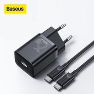 Baseus USB C Charger 25W Support Type C PD Fast Charging Portable Phone Charger For Samsung S20 S21 Xiaomi 10 Tablet