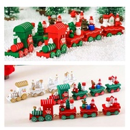 [特價]摩達客 耶誕木質小火車（紅色款）-聖誕禮物擺飾兒童玩具