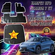 BYD SEALION 7 EV 2025 Premium Sewing Coin Carpet / 2mm Border Set Variant