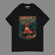 THREESIXTY - BUNGA KAOS DISTRO MUSIC BAND THREESIXTY PREMIUM COTTON