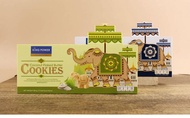 King Power Chocolate Butter Coconut Macadamia Nut Cookies Elephant Biscuits Imported Thai 180g Boxed