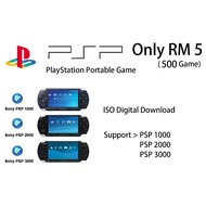 PSP ISO Game (Digital Download) (Lifetime) (500 Game) (Support > PSP Console)