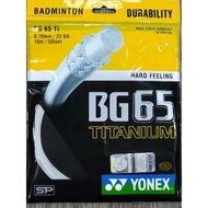 Yonex BG65 Titanium BG 65 Ti SP Original Badminton Strings