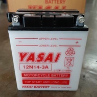 Battery Yasai 12N14-3A (แทน FB14L-A2) แบตเตอรี่น้ำ สำหรับ Royal Enfield [ส่งด่วน ส่งไวกว่า]