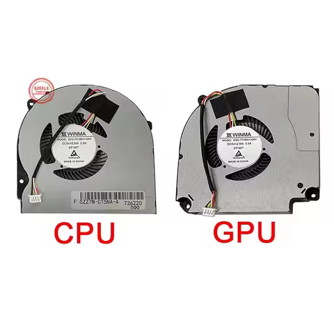 Laptop Cpu Gpu Fan For CLEVO NH50EA NH50RA EFC-70100V1-0AH EGC-77100v1-0AH 911MT 911ME MP 911 PLUS 9