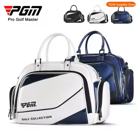 2025 PGM Golf Boston Bag Men Golf Bag Waterproof PU Carrier Boston Backtland Lightweight Men Golf