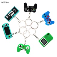 wei Game Machine Keychain &amp; Keyring Cute Gamepad Boy Joy Key Chain PS4 Game Console Keychains Bag Car Hanging Ring Accessories ie