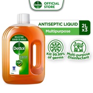 [Bundle of 3] Dettol Antibacterial Disinfectant Multi-Use Liquid, Germ Killer, Protects From 99.99% 