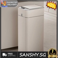 SANSHY Dustbin Intelligent Sensing Dustbin With Lid Automatic Waste Bin High-Capacity Rubbish Bin