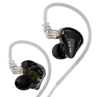 Ready Stock KZ ZSX PRO 5BA+1DD Hybrid Drive Headset HiFi Music Sports Game Interchangeable Cable Hea