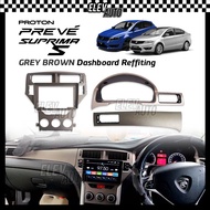 Proton Preve / Suprima S 3 IN 1 GREY BROWN 9" Inch Casing Android Meter Panel Dashboard Reffiting