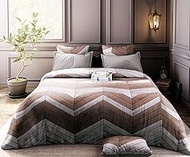 AMEYAA Cotton Feel All Around 60" x 78" Elastic Fitted Glace Printed Queen Size Double Bed Bedsheet 