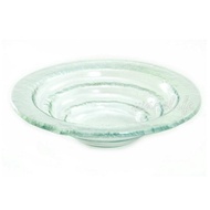 [Qingtai/Xietaihang] Sold Out Kiln-Fired Glass Caesar Round Deep Bowl (Green) -19cm Salad Please Cha