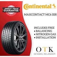 245/40R19 275/35R19 CONTINENTAL MAXCONTACT 6 MC6 SSR 19 INCH TYRE RUN FLAT RFT (FREE INSTALLATION &amp; DELIVERY)