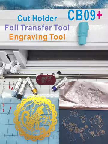 for Silhouette Cameo 4 3 2 1 Engraving Tip Etching Tool for Plastic CB09 Graphtec Blade Cutting Plot