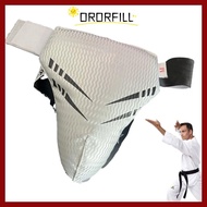 ORORFILL Groin Guard, Polyester Cloth Thickening Groin Cup,  PU Leather Groin Protection Gear