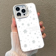 casing infinix hot 40i casing infinix smart 8 pro Note Snowflake Suitable for iqoo15 Phone Case z11t