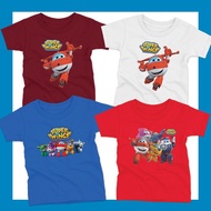 Wholesale kv6w Super Wings Guardian Blue Wings Super Wings kids T shirt