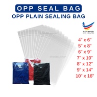 Opp Sealing Plastic Bag Strong Adhesive Transparent Clear Opp Bag Plastik Baju Plastik Tudung