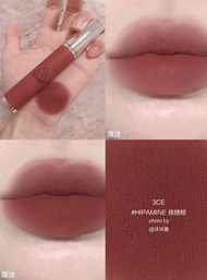 3CE Lipstick Amber Transparent Tube Laser Acrylic Cream Persimmon Velvet Gift Set New Product Lipsti