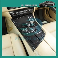 5 Series F10 F11 F07 520Li 525Li 530Li Center Console Gear Shift Panel Cover Trim Full Carbon 2010-2