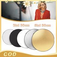 2in1 and 5in1 Portable Reflector 30cm Easy to Fold and Store for Video and Advertising