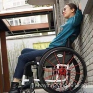 （Ready stock）Golden Lily Sports Wheelchair Disabled Wheelchair Electric Vehicles for Disabled Wheelchair Foldable Travel Ultra Light Small Wheelchair Lightweight