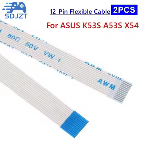 2Pcs Laptop Flexible Cable For ASUS K53S A53S X54 Touchpad Connector Flex Cable 12-pin 12 Pin Notebo