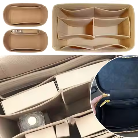 Felt Handbag Insert Bag Storage Bag Support Purse Liner Organization Portable Internal Bag for LV Ni