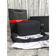 HITAM New TUMI Black Nylon Sling Bag For Men 119