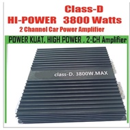 High Power Amplifier Kereta Car Amplifier 2 channel 3800w