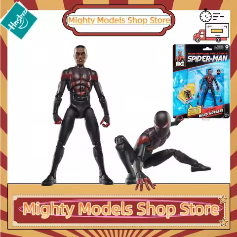 In Stock Hasbro Marvel Legends 6 Inch Miles Articulated Action Figures Collectible Toys for Boys Gif