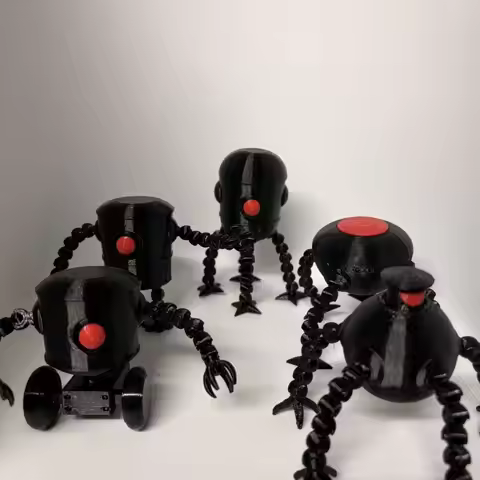 3D Printed All-Purpose Robot Hot Trend All-Round Robot Family Multi-Form Articulated Real Photo