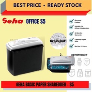 GEHA S5 Office Paper Shredder / Paper Shredder / Cross Cut