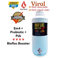 BIOFLOC Booster - Em4 + Psb + Probiotic -Aquaculture system(Lobster Air Tawar)(Betta)(Guppy)(Talapia)(Akuaponik)Em4 plus