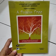A Poison Tree student's edition Form 4 & Form 5 literature poetry component for SPM secondary school