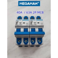 MEGAMAN/UMS Main Switch/MCB  40A / 63A 2P~3P -CLEAR STOCK-