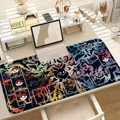 Pokemon Umbreon Abstract Art TCG Playmat Large Non-Slip Gaming Mouse Pad Desk Mat