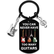 Hadiah Gitar untuk Lelaki Hadiah Muzik untuk Wanita Gantungan Kunci Gitar Aksesori Gitar Hadiah untu