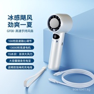 Cross-border Mini Student Fan Turbo Portable usb New model handheld outdoor charger100High Speed K2R
