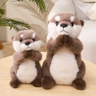 Cute Wishing Otter Plush Toy |   Realistic Otter Doll & Claw Machine Prize TZ0G
