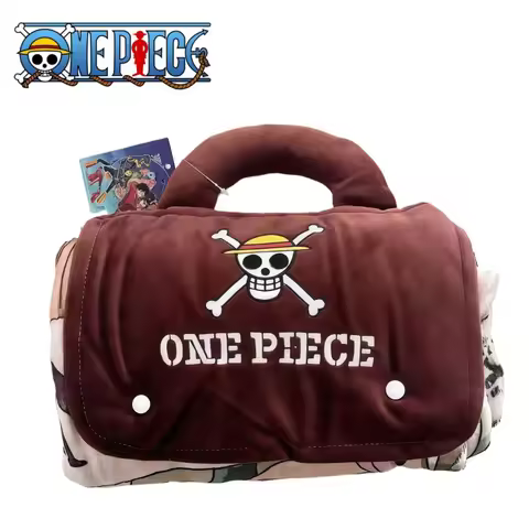 Anime One Piece Blanket Bag Hand-Held Casual Pillow Bag Multi-Purpose Decorative Warm Blanket Dormit